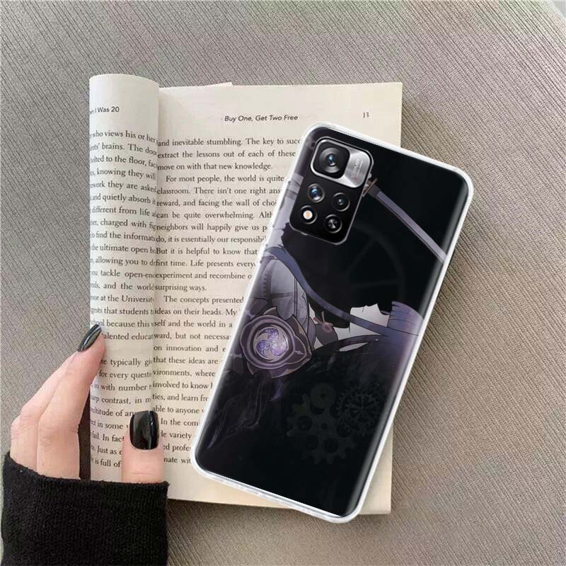 Genshin Impact Raiden Shogun gorące Etui na Telefon Dla Xiaomi Redmi Note 14 Pro 12 Plus 12S 10 11 Pro 4G 5G 9T 9S 8T 10S 11T 11S 11E 9