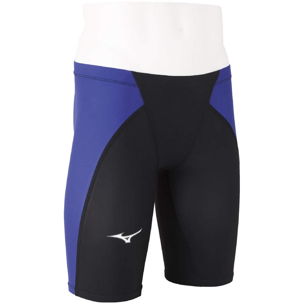 Mizuno MX SONIC Racing Swimsuit for Half FINA Swimming Approved Boys, Junior, Spats, N2MB0411, Color Blue, Size 120, (International Federation)