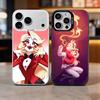 H-Hazbin H-Hotel Charlie Morningstar Colorful Silver Back Phone Case For IPhone 17 16 15 14 13 12 11 Plus Pro Max Plus