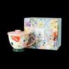 JOYYE Camellia Hand-painted Ceramic Mugs (Set of 2)