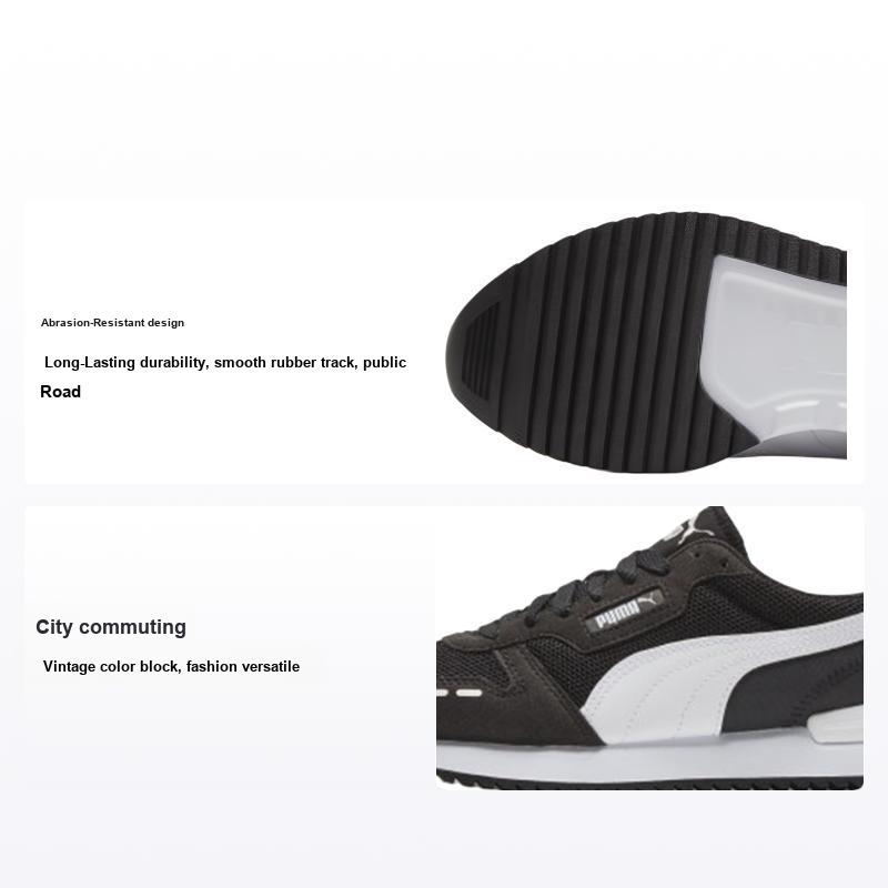 Кроссовки Puma R78 Black White Unisex 373117-01 36