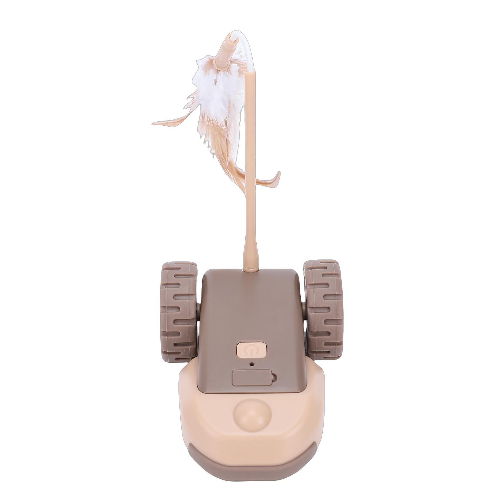 

Interactive Cat Teaser Toy Remote Control Electric Automatic Interactive Kitten Teaser Toy for Home