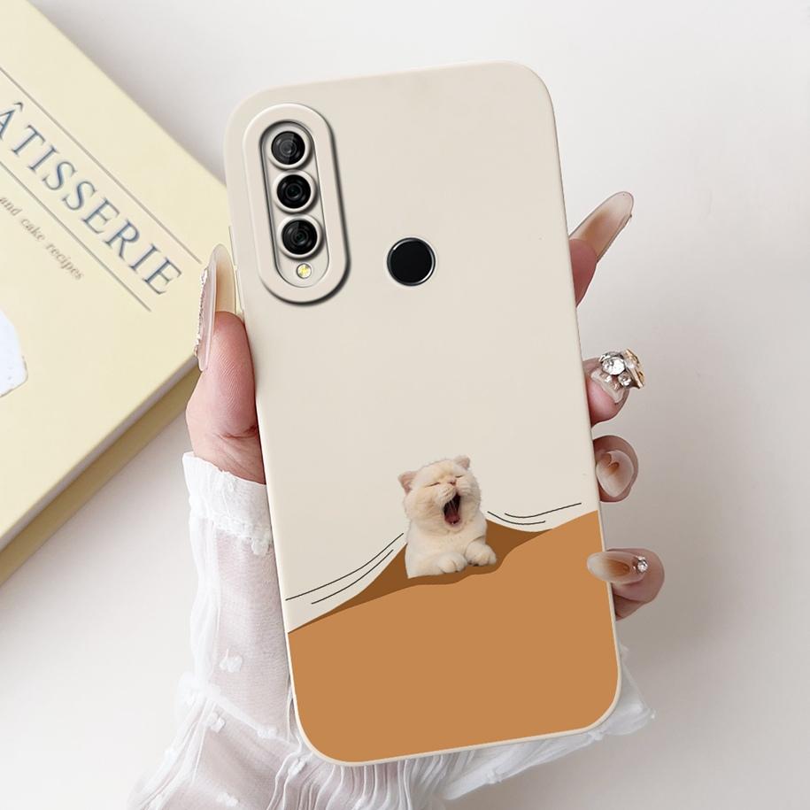 For Huawei P30 Lite Case MAR-LX1A Cover Cute Cartoon Camera Protection Soft Phone Case For Huawei P30Lite Nova 4e Honor 20S Capa
