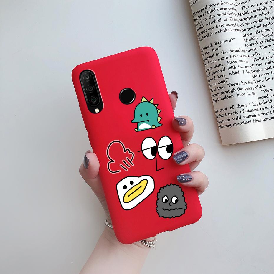 Cartoon Cute Case For Huawei P30 Lite Pro 2020 Cover Soft Silicone Protector Coque For Huawei P30lite MAR-LX1M P30Pro Phone Case