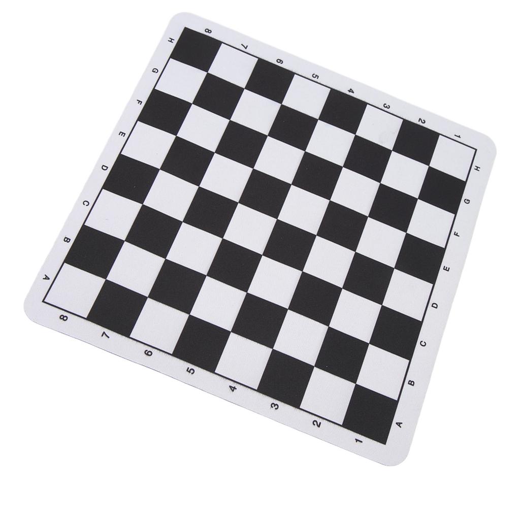 PU Leather Chess Board 24x23.6cm Tear Resistance Washable Portable International Chess Mouse Pad