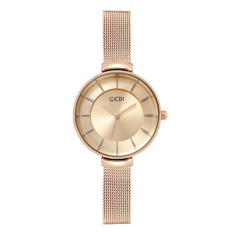 Damen Mode Wind Uhr Mittelschüler Minimalistisch Prüfungsuhr