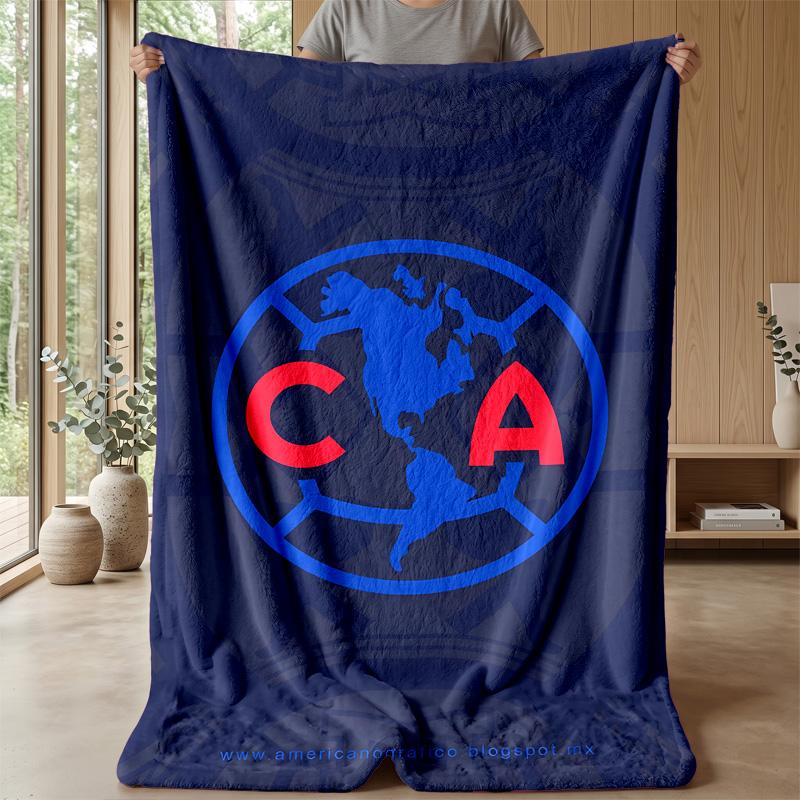 Club America Theme blanket Soft Flannel Blanket Plush Throw Blanket Cozy Sofa Bed Blanket for Home Decor