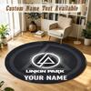 Round Rug Custom NameLinkin Park Pattern Non Slip Carpet Home Floor Decor
