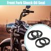 Motoforti 1 Set 49mmx60mmx11mm Motorcycle Front Fork Shock Oil Seal and Dust Seal for KAWASAKI KLX400 03-04