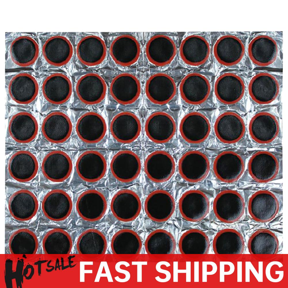 

48pcs Bicycle S Tyre Puncture Repair Kits Rubber 25mm Bicycle Puncture Repair Patch Round Maintenance Tools Cycling Accessories spain