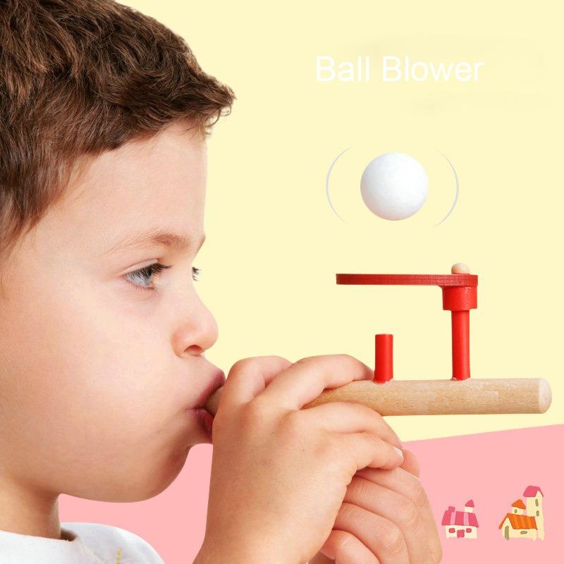 

Деревянный плавающий мяч, игра, упражнения для легких, детский деревянный хобби, забавная спортивная игрушка, мяч As Picture