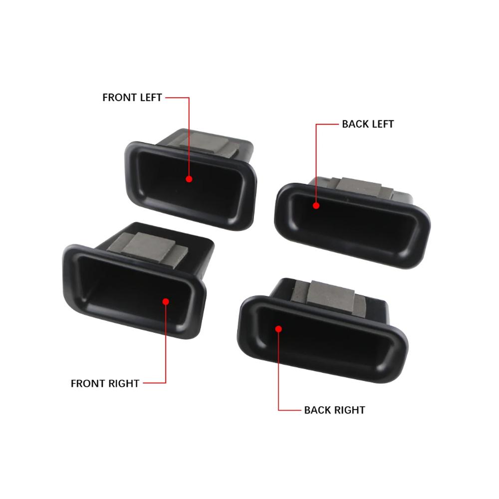For Ford Explorer 2011 - 2022 ABS Car Door Armrest Handle Storage Box Tray Center Console Organizer Accessories