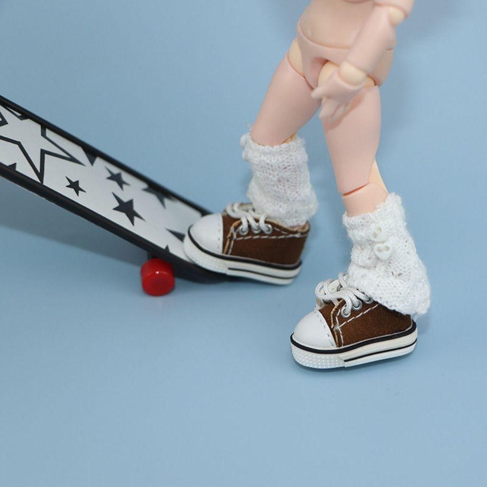 DIY Gartero Socks 2 Styles Doll Cotton Socks New 1/11 Doll Socks  1/12 BJD Doll/OB11 Doll