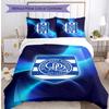 Set Lenzuola Stampato Calcio Queens Park Rangers 3 Pezzi, Comodo Set Copripiumino per Camera da Letto Amico della Pelle