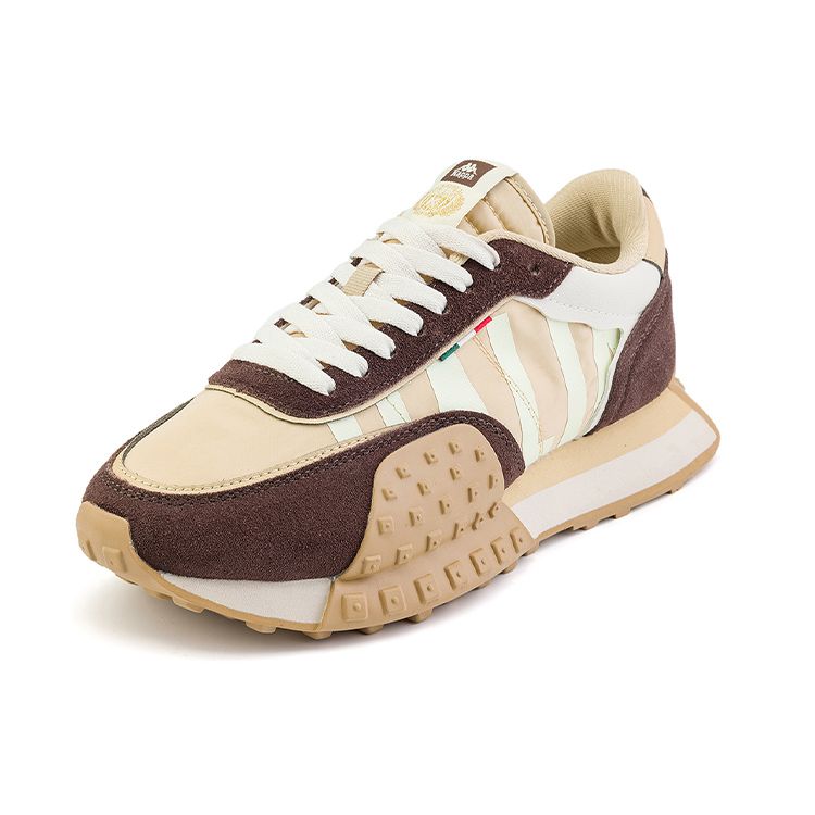 Kappa Retro Fabric Synthetic Leather Two-Layer Cowhide Non-Slip Wear-Resistant Lightweight Low-Top Running Shoes Unisex sneaker K0DX5MM08F-602