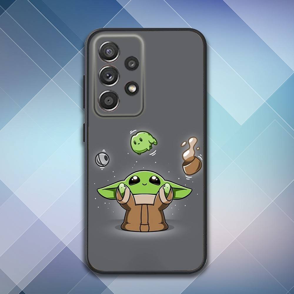 

Baby Y-Yoda Phone Case For Samsung S25,S24,S21,S22,S23,S30,Ultra,S20,Plus,Fe,Lite,Note,10,9,5G Black Cover Samsung S235G