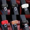 2Pcs Pu Leather Protection Wear Universal Car Seat Belt Buckle Cover Protector Anti-Collision Case Car Interior Accessories