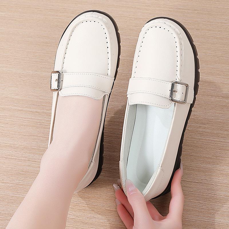 

Мамины туфли, большие женские туфли, широкие полные ноги, старые туфли Doudou, нескользящие туфли на мягкой подошве, женские туфли 41 бежевый