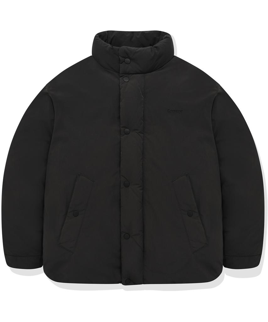 COVERNAT Rds Below Down Short Puffer Charcoal