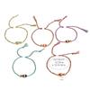 Geflochtenes Seil Boho Fisch Armband Verstellbarer Quasten Schmuck für Damen Böhmen Farbe Freundschaft Strand Femme Accessoires