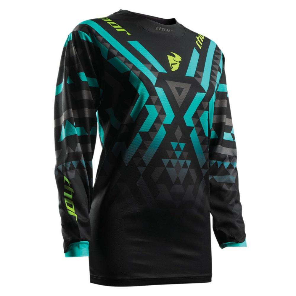 2024 heiß verkaufender THOR Downhill-Anzug Outdoor-Sport atmungsaktives langärmeliges T-Shirt Radsportanzug Offroad-Rennanzug