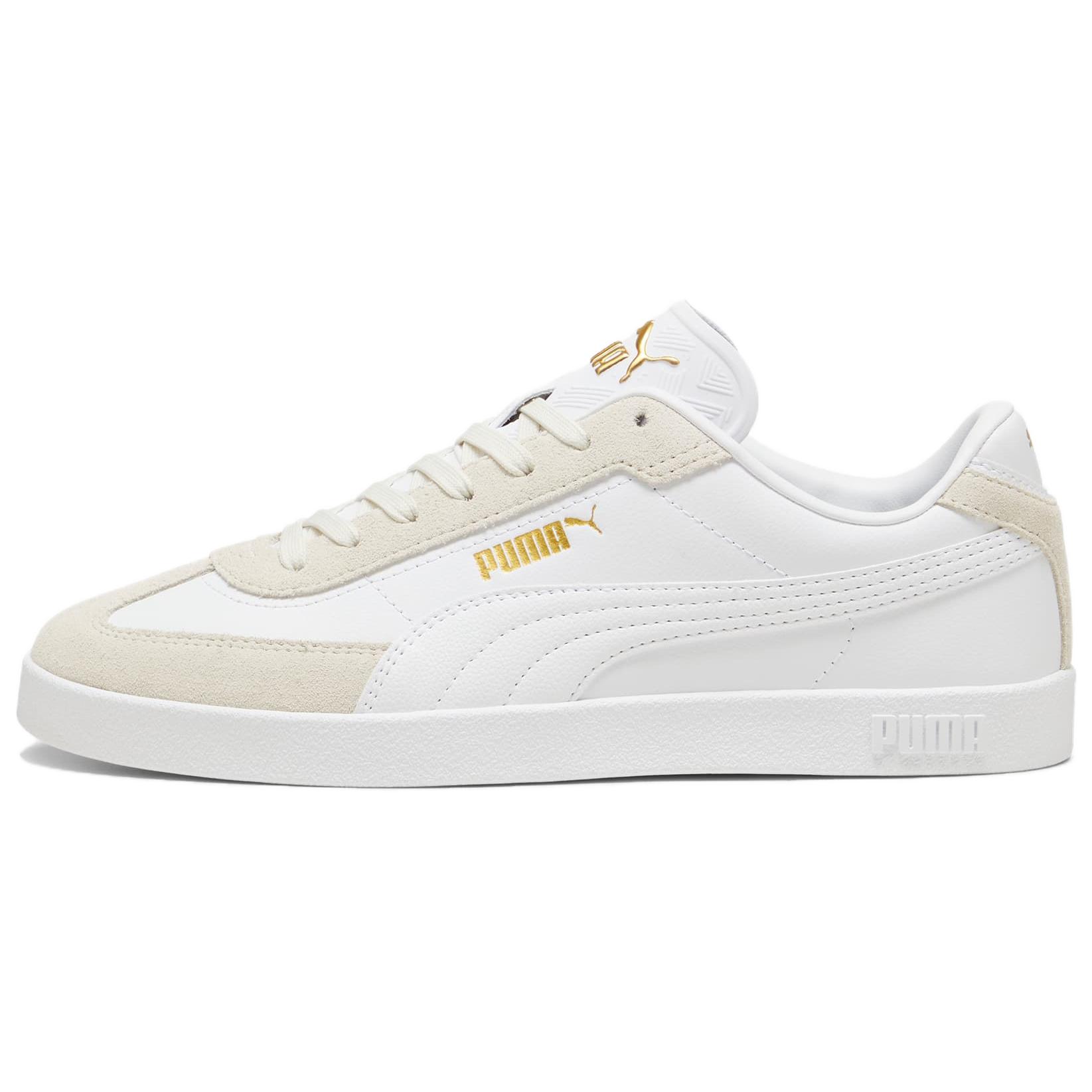 Puma Club II Era Comfortable Low-Top Sneakers Men Sneakers White 397447-06 38.5