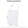 Wall Hanging Dirty Clothes Basket Household Laundry Basket No Punching Toilet Paste Storage Basket Bathroom Storage Basket Dirty Clothes Basket