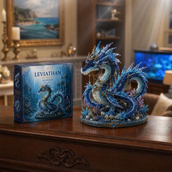 Kit fai da te con perline Oceano Mitico per Principianti, Kit per la Realizzazione di Animali 3D con Perline con Istruzioni, Design Unici di Animali Marini con Perline e Modello