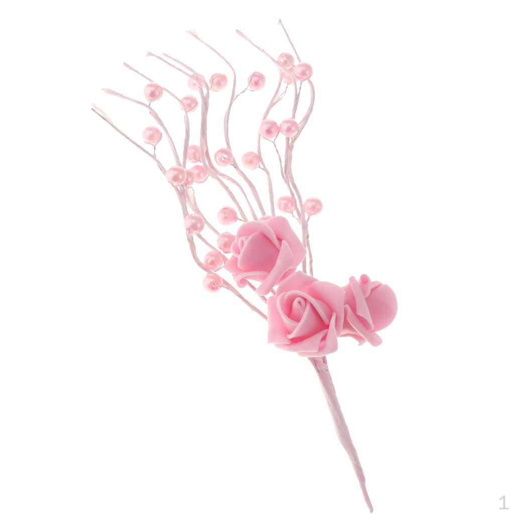 Искусственная пенопластовая роза Топпер для торта Декор на свадьбу и годовщину