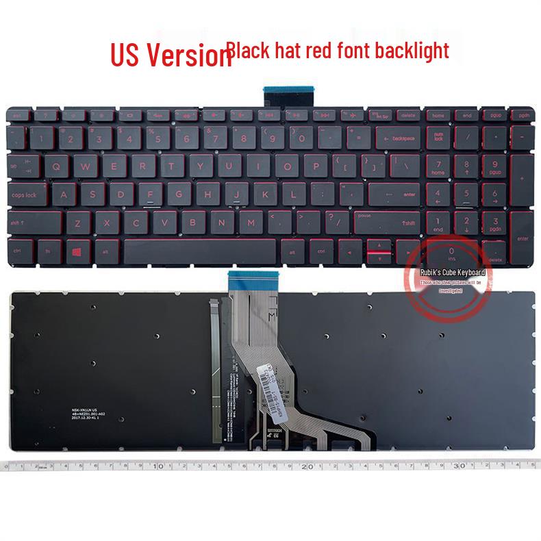 Compatible Keyboard for HP 15-BS TPN-C129/C130/Q192/Q193/Q191/Q222/Q230/Q201