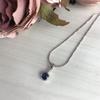 Silver Pendant with Nano Sapphire 0.638ct (2020226)