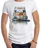 Sommer Neues Muster Gedrucktes T-Shirt Geeignet für Unisex Und Unisex Hergestellt Aus Reiner Baumwolle Modisches Und Vielseitiges T-Shirt
