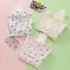 [Jaydyequ] Baby Clothes Pajamas Spring Summer Autumn Clothes Thin Cotton Belly Band Top and Bottom Set Open Front Long Sleeve Boys Girls Loungewear