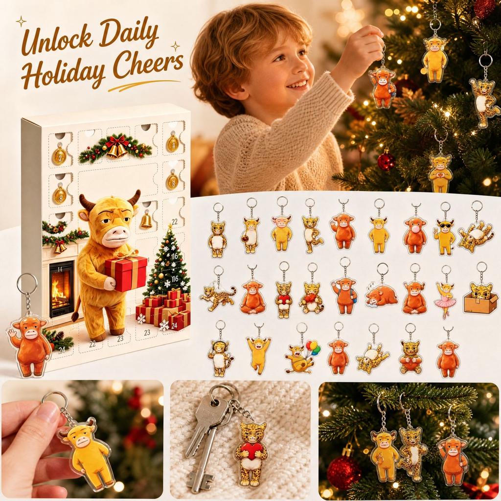 2D Christmas Tree Ornaments Fun Holiday Hanging Decor for Festive Party