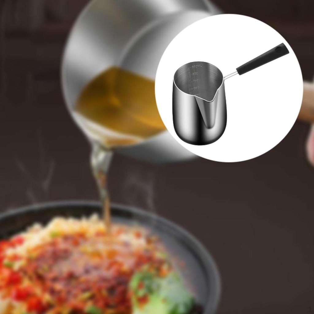 Chocolate Melting Pot Mini Soup Stainless Steel Condiment Sauce Pan Small Saucepan Turkish