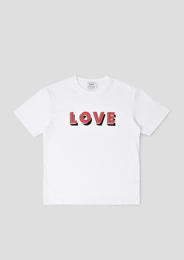 JUNECI Love Supima T-Shirt - White