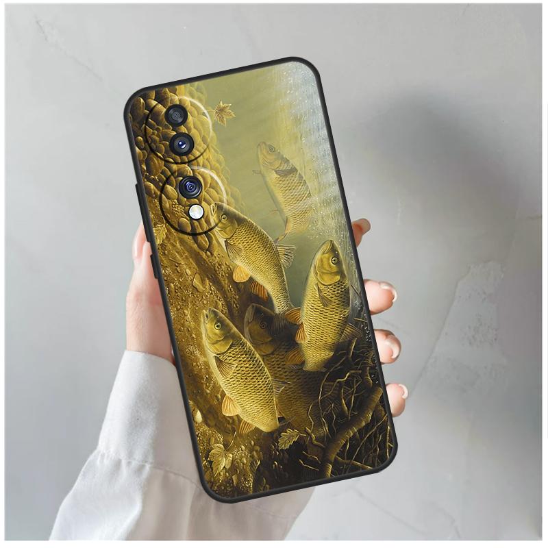 Chub Carp Fish Phone Case For Honor X8b X9b X8 X9 X6a X7a X8a X9a Honor Magic 6 Pro 5 Lite 50 70 90 Cover