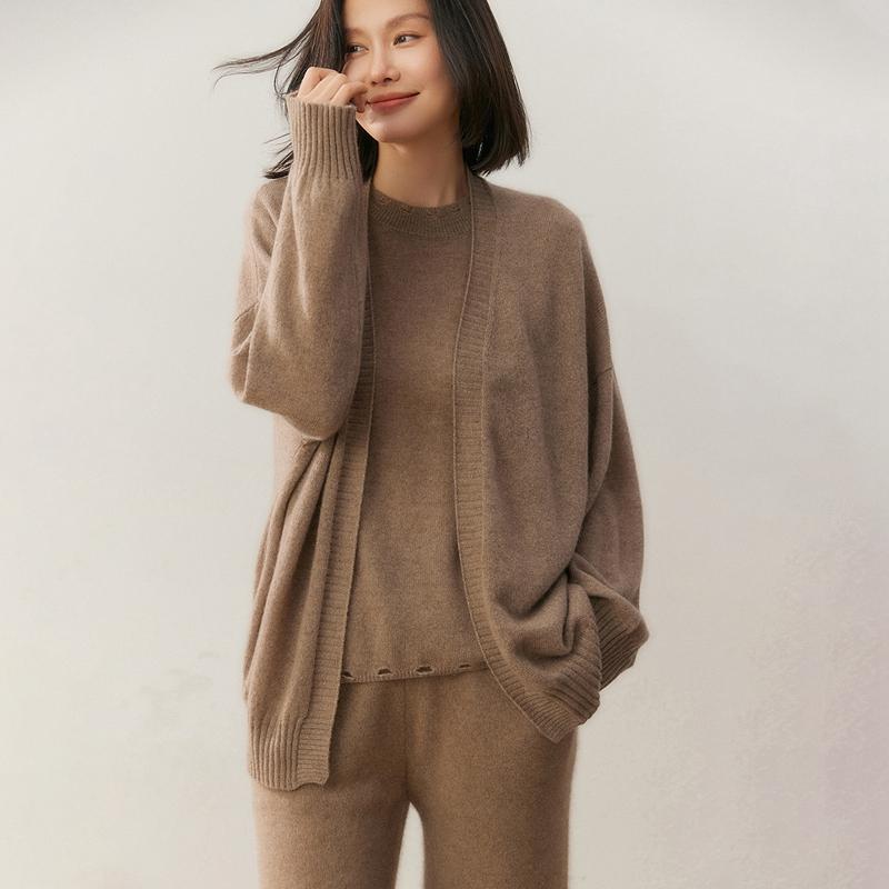 Qinghe 100% Pure Cashmere Women's Sweater - Ultra Soft Luxury Winter Pullover