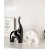 Animal Ceramic Figurine Minimalist Luxury Living Room Decor for Home Office Desk