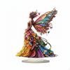 Butterfly Fairy Sign Waterproof Acrylic Tabletop Scratch Resistant Miniature Decorative Plaque