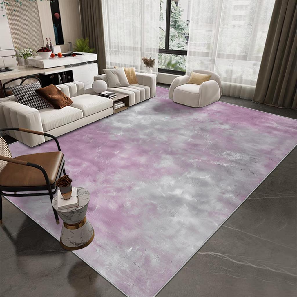 Modern Abstract Style Rugs for Living Room Ins Non-slip Lounge Decor Carpet 200x300cm Large Area Bedroom Floor Mats Customizable
