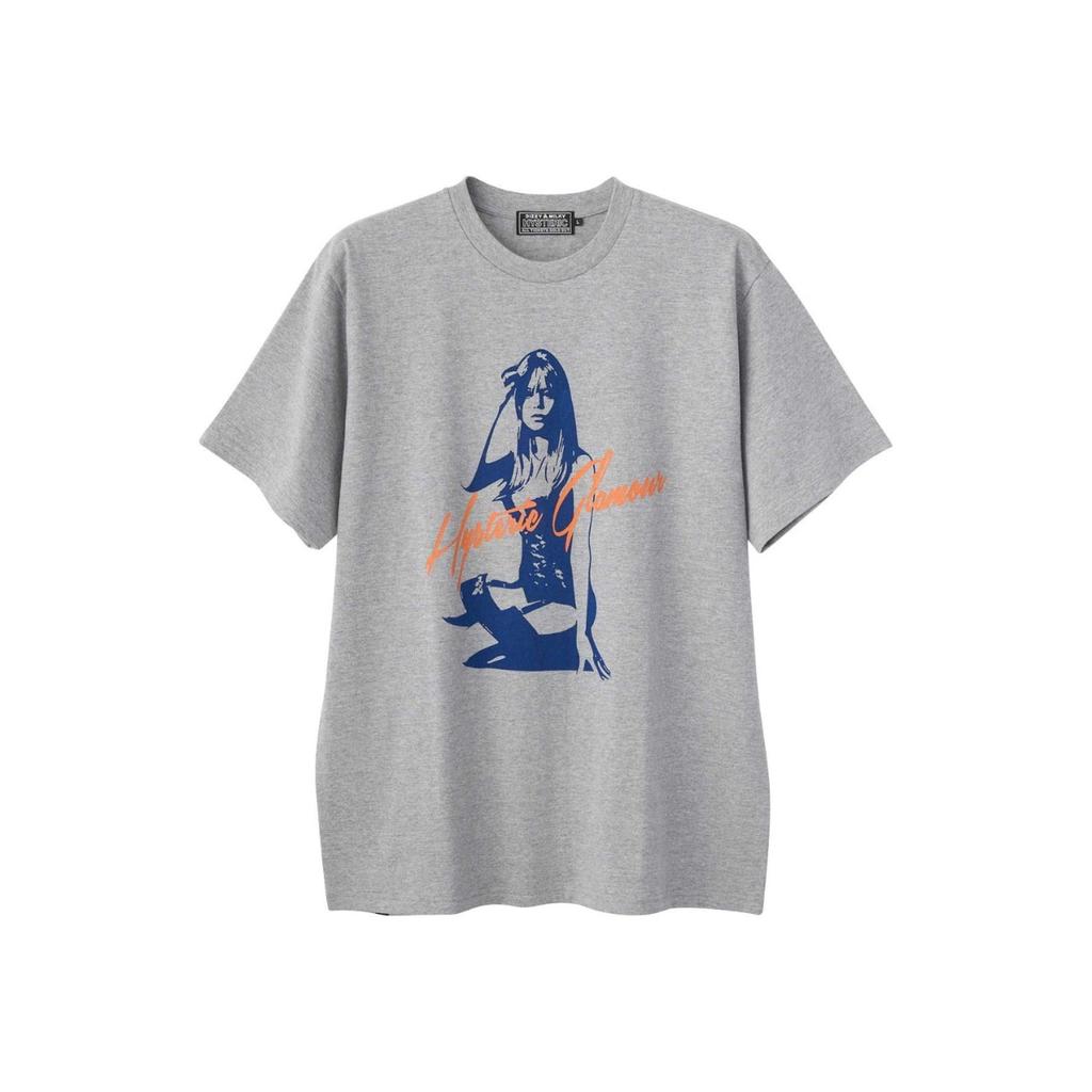 Hot Sale HYSTERIC American Retro 90's Fashion Graphic Print T-shirt Men Women High-street Harajuku Fashion Summer New Tee Loose Casual Oversized Top