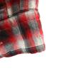 Game and Lake 50s 60s Open collar Vintage box silhouette Ombre Check Pattern Long sleeve Flannel shirt Men's Used