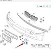 Fog Light Trim Ring for BMW E83 X3 - Compatible with Part Numbers 51113400911, 51113400912