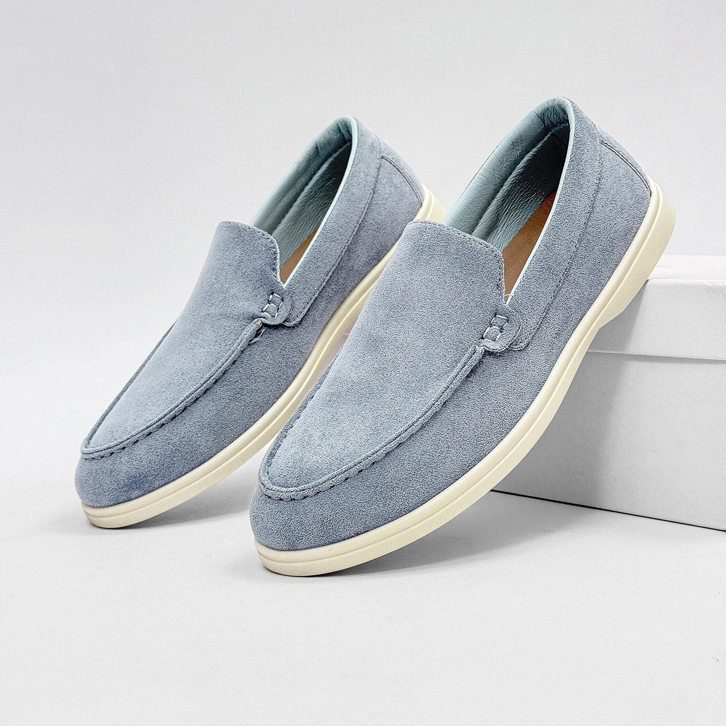 

Men s shoes loafers Doudou men s shoes large size 2025 new men s lazy shoes daily casual shoes solid color 45