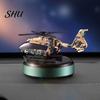 Car Perfume 1 Set Air Freshener Solar Rotating Solid Aromatherapy Helicopter Shape Fragrance Diffuser Ornament Automotive Decoration
