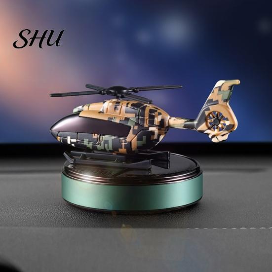 Car Perfume 1 Set Air Freshener Solar Rotating Solid Aromatherapy Helicopter Shape Fragrance Diffuser Ornament Automotive Decoration