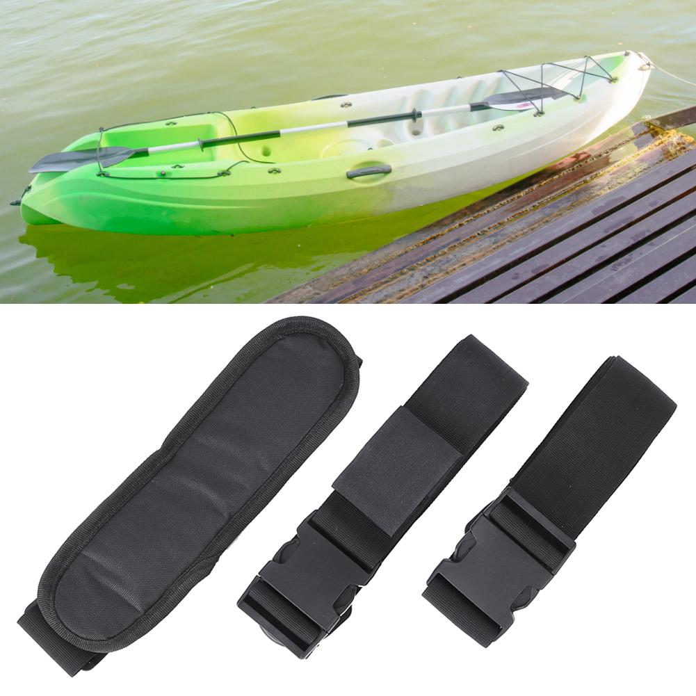 3PCS Canoe Surfboard Nylon Portable Shoulder Carrying Strap Belt Kayak Accessories