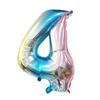 32" Gradient Color Aluminum Balloon for Birthday Party Decoration