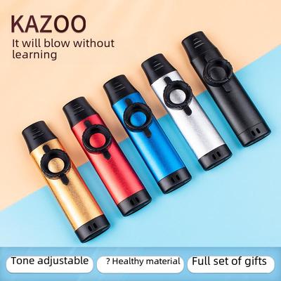 Premium Metal Kazoo for Easy Ukulele & Guitar Accompaniment